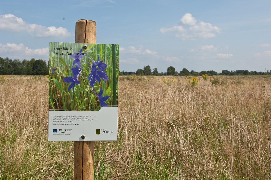 Durch die Kennzeichnung und Erläuterung von Maßnahmen für den Naturschutz steigt auch die Akzeptanz in der Bevölkerung 