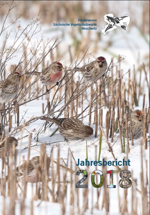 Tietelbild vom Jahresbericht 2018 des Fördervereins Sächsische Vogelschutzwarte Neschwitz e.V.